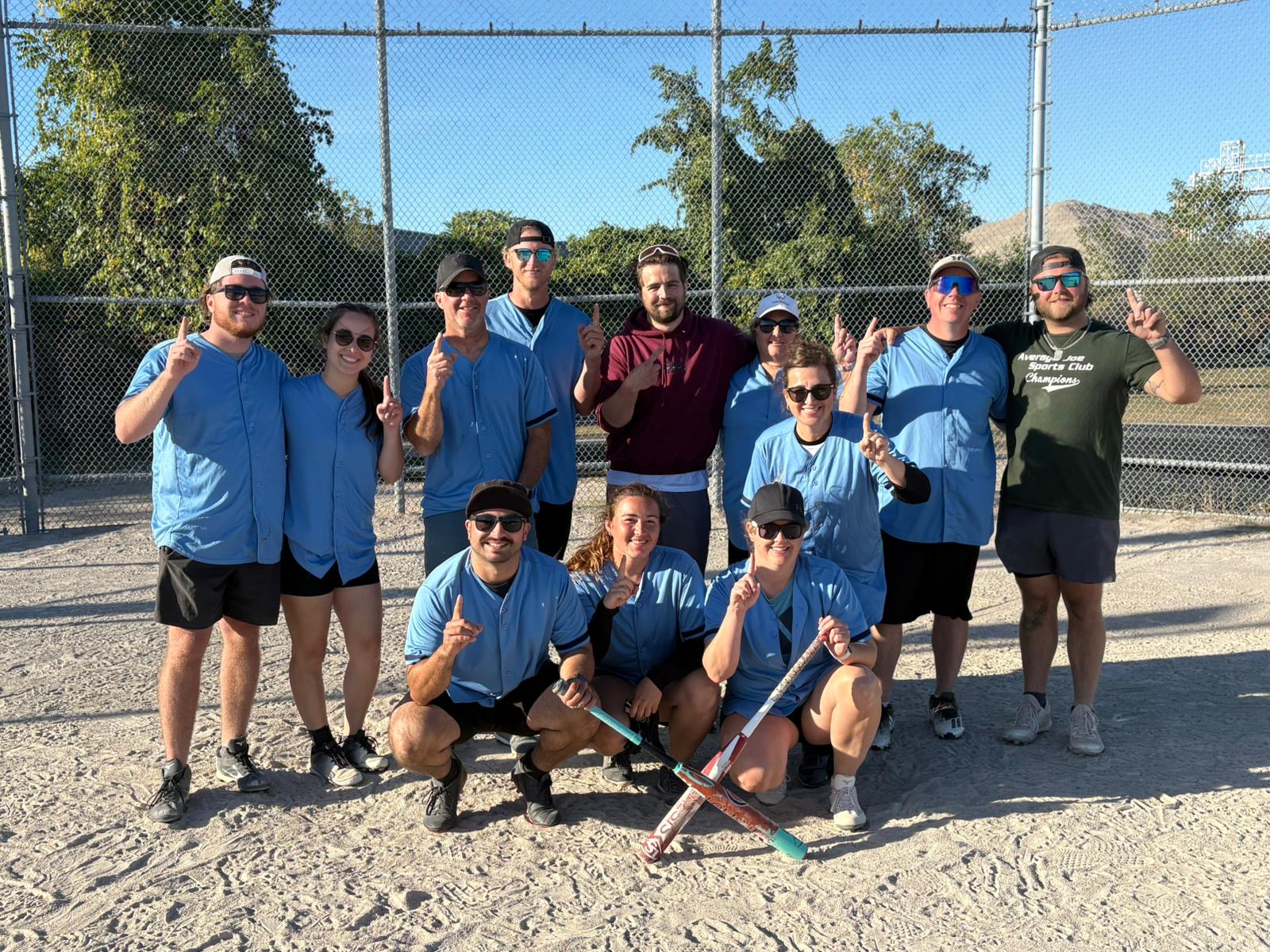 Team celebrating a victory